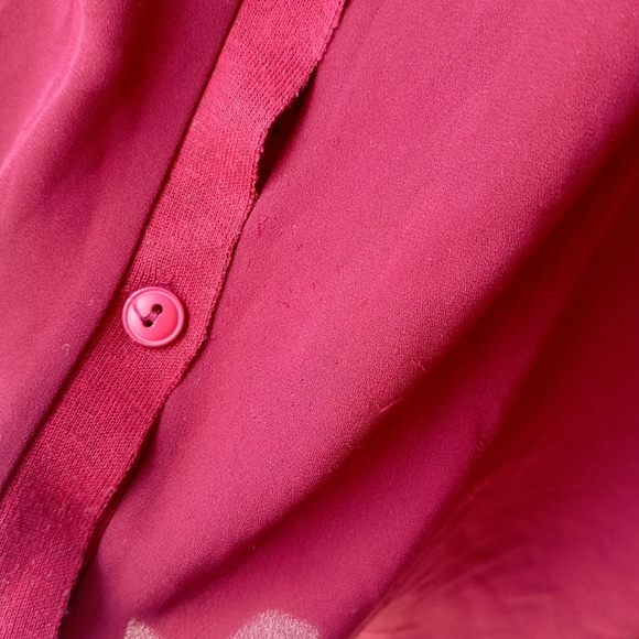 Maroon Sheer and Fineknit Top - Picture 3 of 11